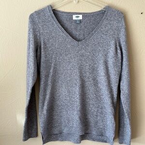 Old Navy V-neck Sweater long sleeves gray Size SP